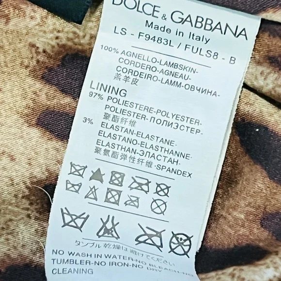 Dolce & Gabanna Black Leather Women's Jacket - Picture 5 of 7